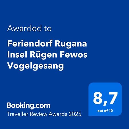 Feriendorf Rugana Insel Ruegen Fewos Vogelgesang درانسكي المظهر الخارجي الصورة